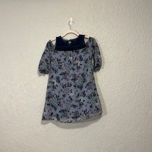 Purple Flowered Trixxi Girl Dress
